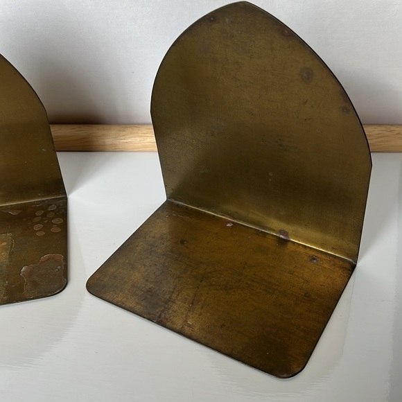 Oregon State Bookends Antique Brass Bookends Robbins Co. Attleboro MA - Picture 7 of 15